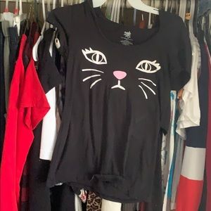 Black cat shirt